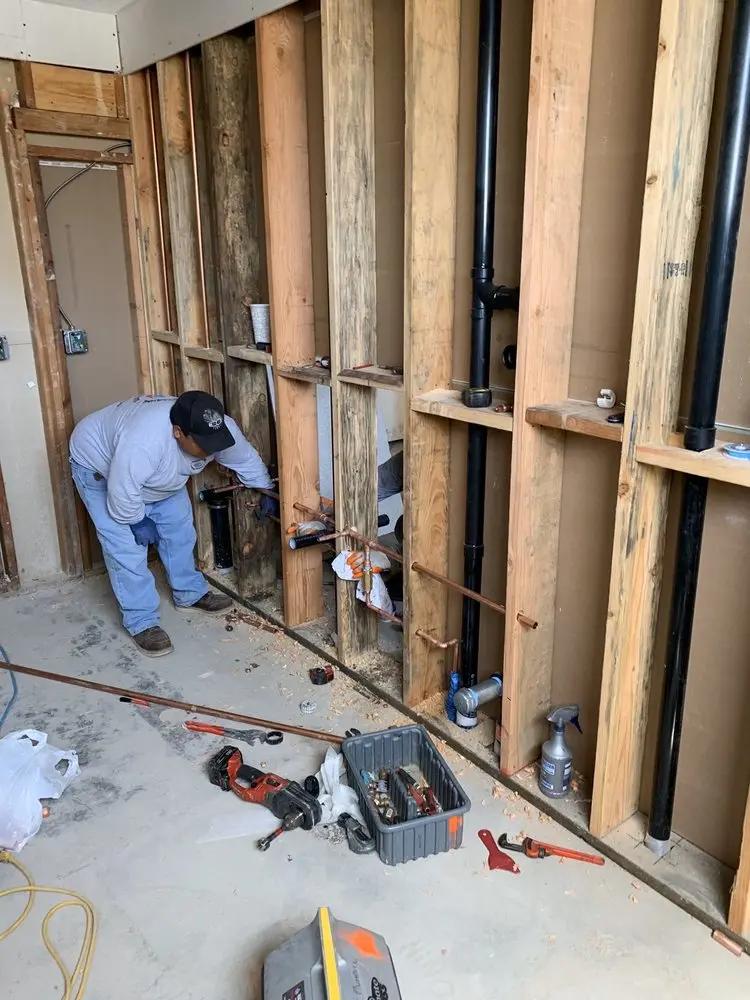 Commercial rough-in plumbing for Gas Line Repair in Loree